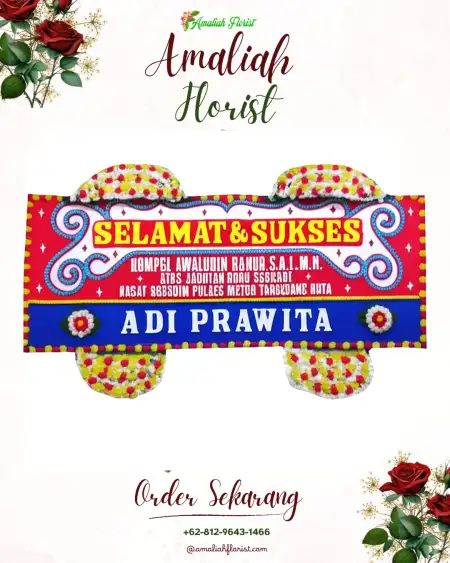 Papan Bunga Ucapan Selamat Bunder