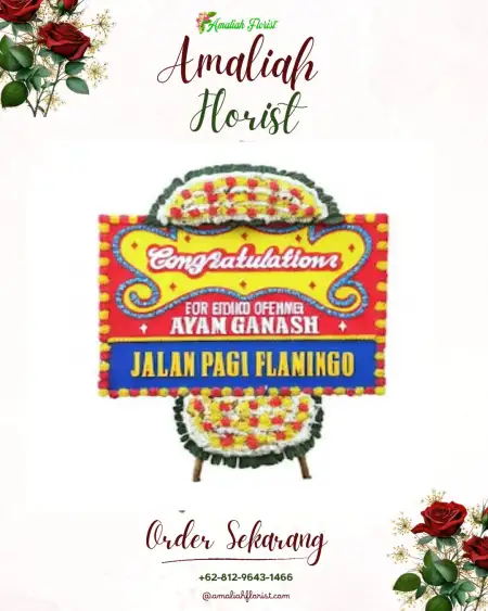 Sewa Papan Bunga Bunder